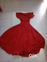 Maroon colour gown for women