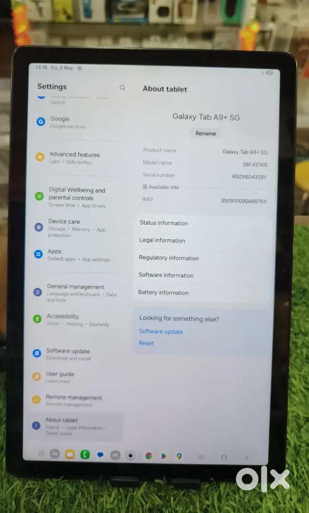 Samsung Galaxy Tab A9+ 5G (4/64GB) - Good Condition, Device Only