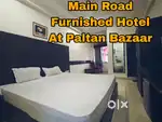 Running Hotel for Rent at Paltan Bazaar – 16 Furnished Rooms