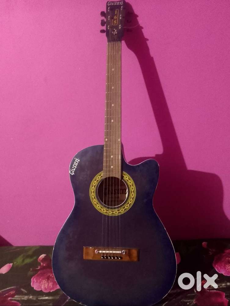 Guitar by Givsan company with pectrum and bag of 9 months old