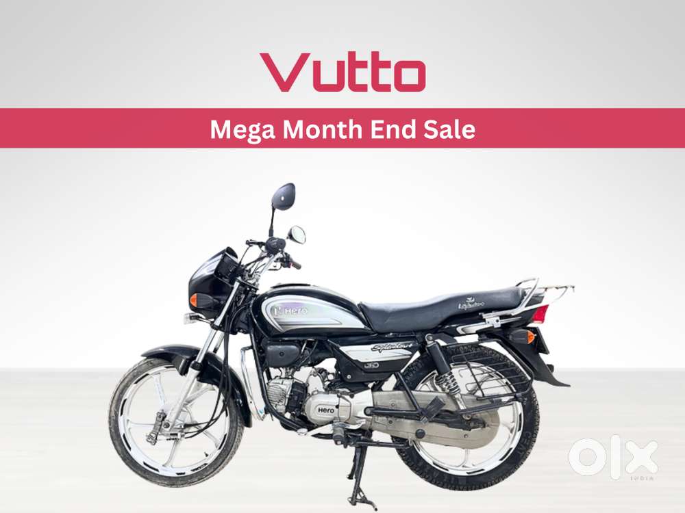 Hero Splendor Plus Self Alloy i3S (1923), 6 months warranty