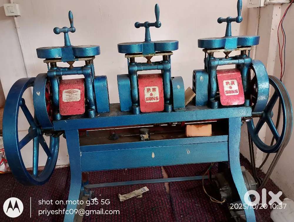 Triple Head Jewellery Rolling Machine