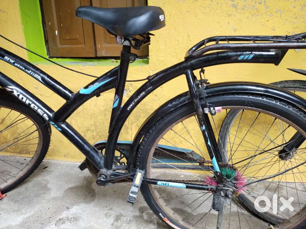 Non stopable cycle with new tyre, seat, break shoe,