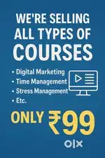 Selling All Types of Online Courses for ₹99/- ONLY