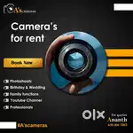 Camera Rent For Functions and Photoshoot