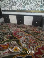 Good condition bed double bed MS fabric
