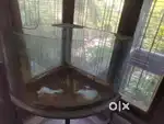 Fish tank corner round
