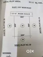 211 sq feet plot for sale at sujathanagar