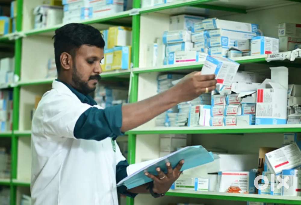 Work in medical store