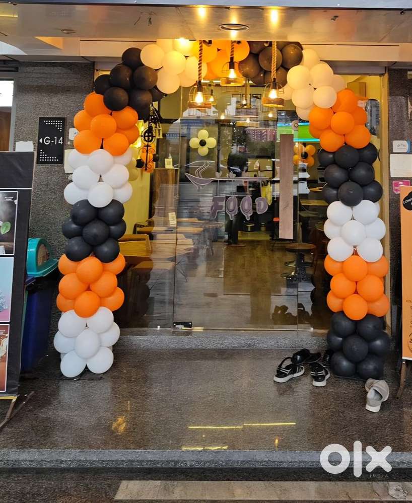 Fully furnished cafe setup on sale