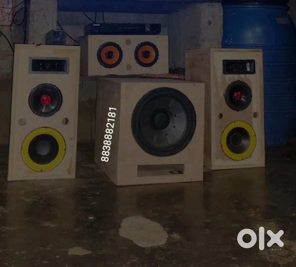 5.1 SPEAKER BOX WITH SAMSUNG 7.1 OLD AMPLIFIER