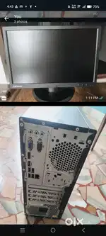 Lenovo full setup keyboard mouse TFT CPU