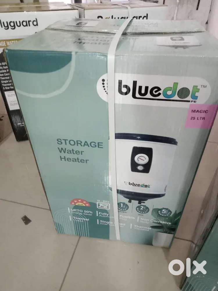 Blue Dot geyser 25 litre metal tank with 5star instant heat