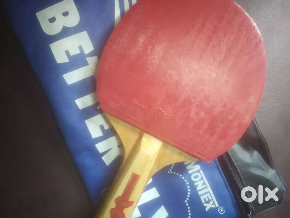 Montex Table tennis bat + Stiga table tennis ball with Montex bag