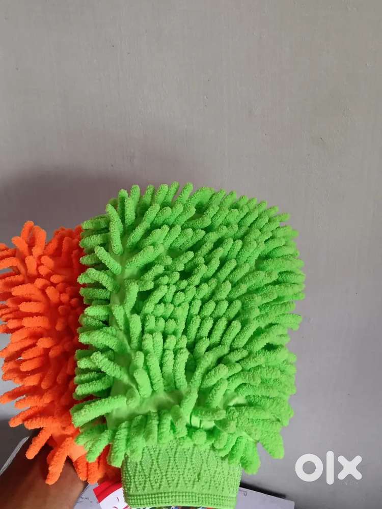 Car washing hand microfiber cloth