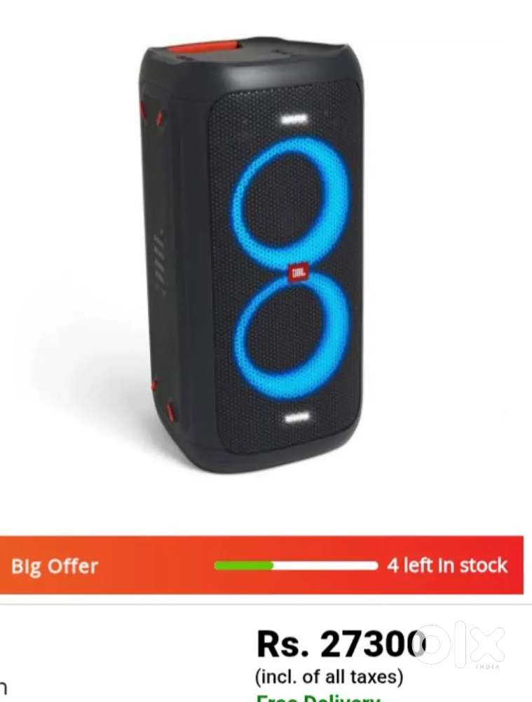 JBL speaker  party box 100