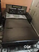 Wooden sofa cum bed