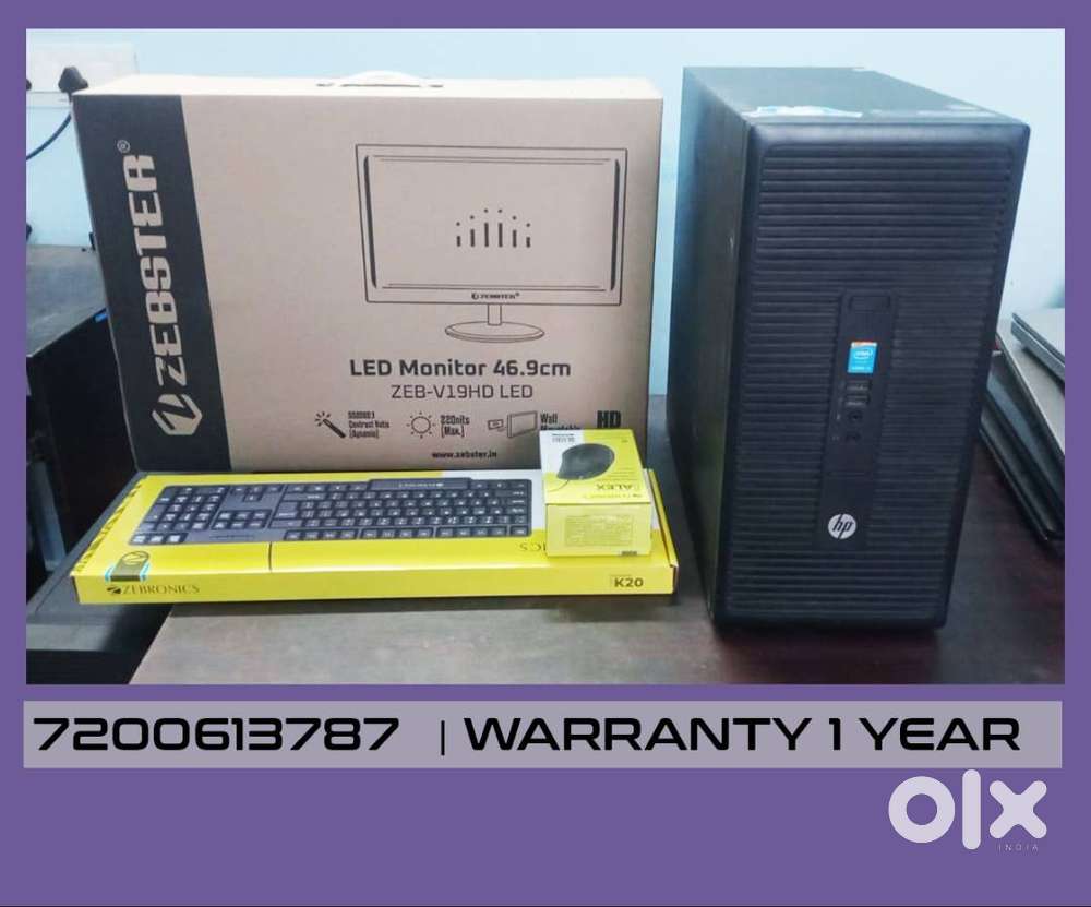 MONITOR  COMPUTER CPU  GRAPHICSW 2GB  8GB RAM   WARRANTY 1 YEAR