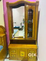 Bed with dressing table