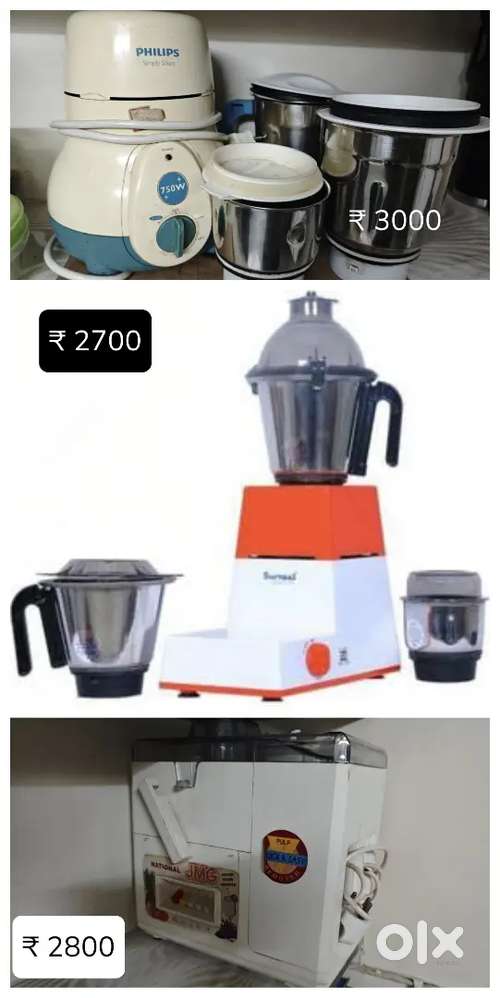 Philips Sumeet Mixture Grinder & Panasonic Juicer