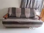 3+2 teak wood sofa