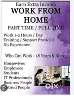Online part time work from home apportunity