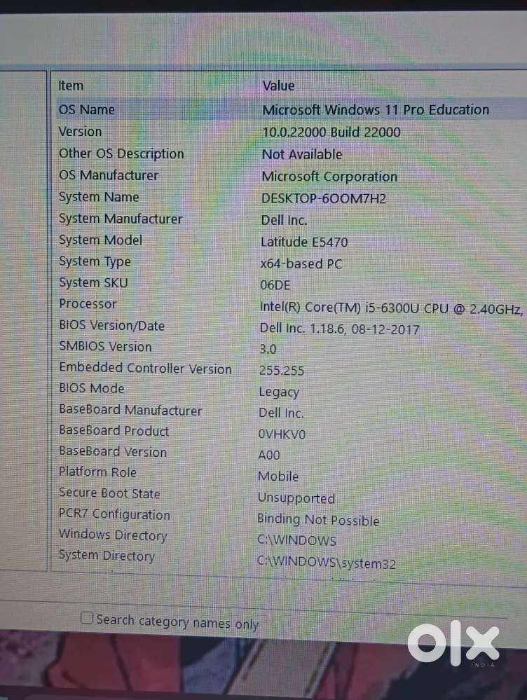Dell laptop i5 windows 11 pro