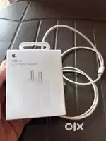 Iphone 20W charger and cable both original with bill