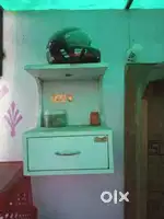 Wooden mandir stool and folding