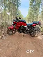 Yamaha fazer modified to fz red colour