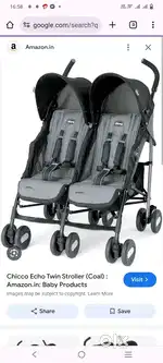 Echo twin stroller available for immediate sale