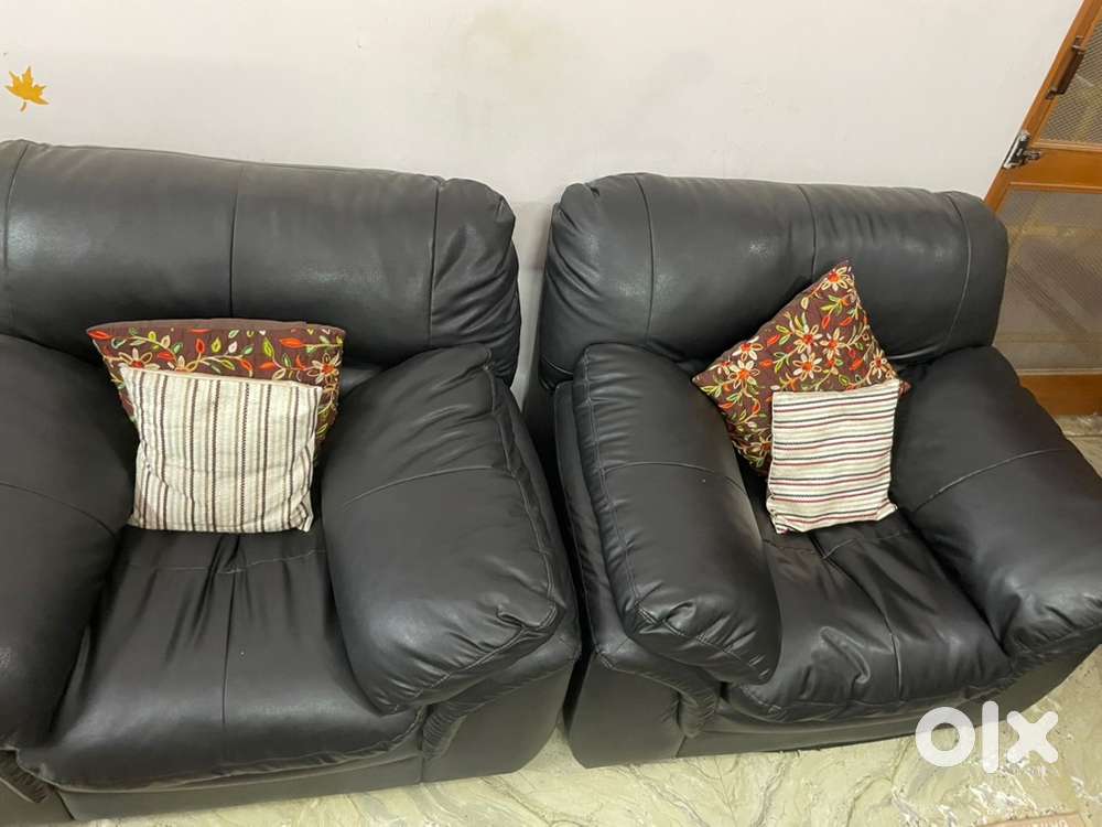 Leatherite sofa from Home Town