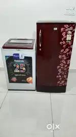 Videocon fridge 185L , Whirlpool washing machine 6.0KG Combo Pack√