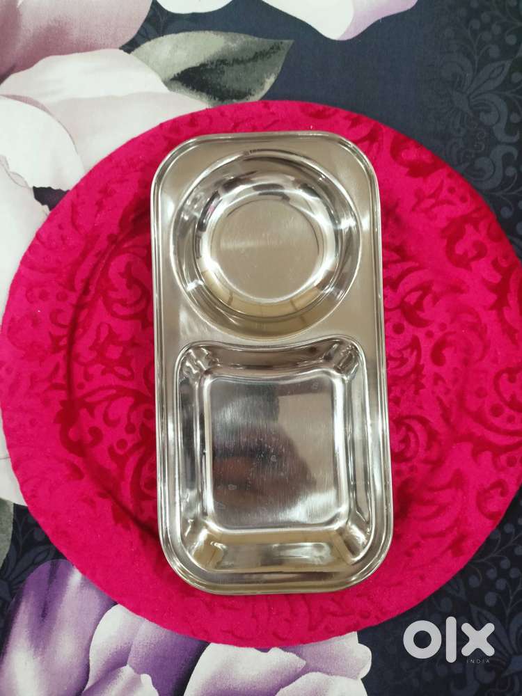 2 Compartment Snacks Plates (35 Plates)