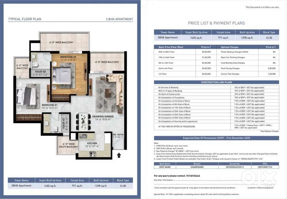 2 bhk apartment