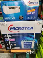 Brand new 1100va+ 150ah microtek inverter battery
