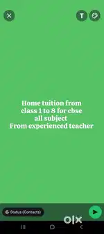 Home tuition padhne ke liye contact kare