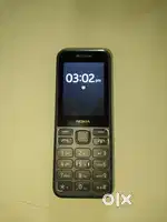 Nokia keypad dual sim phone with flash light