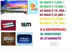50 INCH SMART LED TV @ 21,999 /-