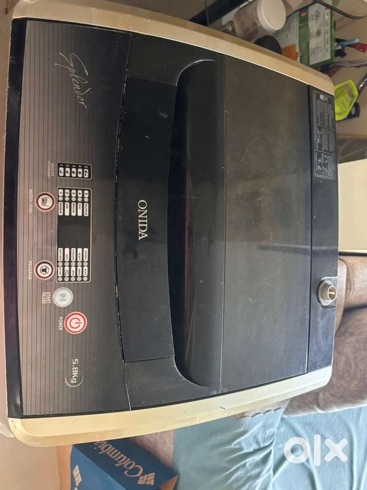 Onida washing machine 5.8ltr