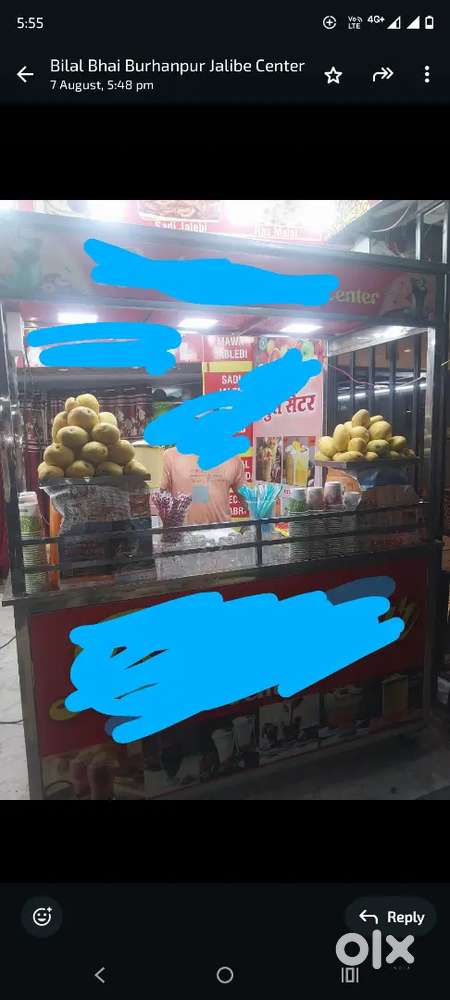 Steel faluda counter good qandisan