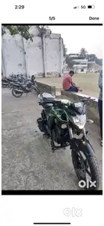 With new tyre and battery