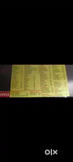 All fast food items
