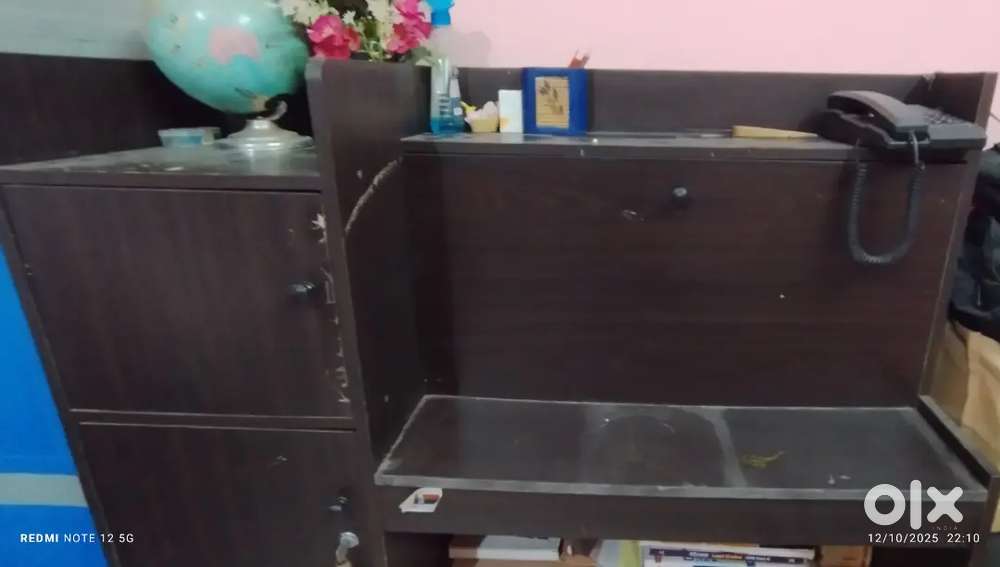 Study table cum book self