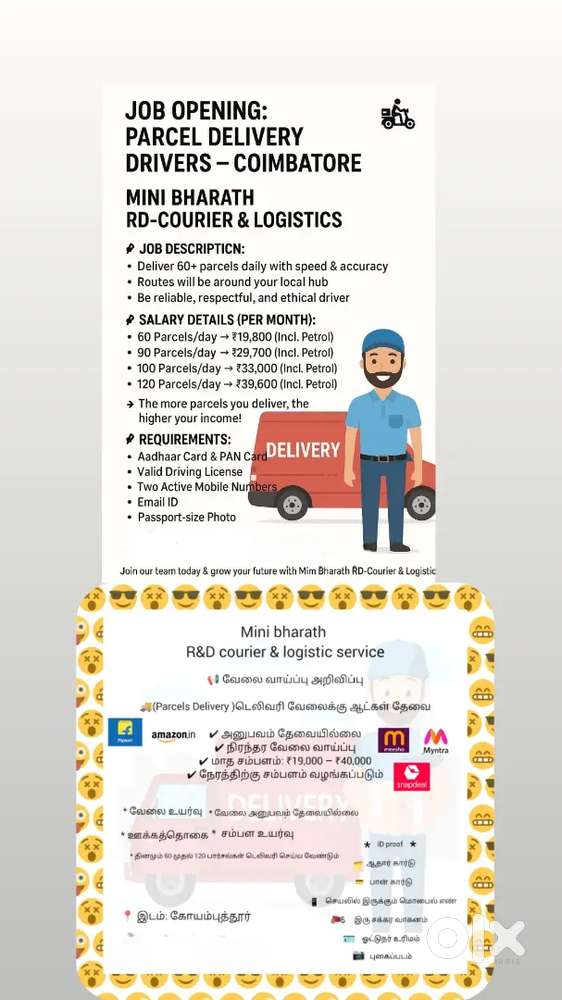 R&D courier and logistics