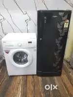 Lg inverter direct drive washing machine & godrej latest model fridge*