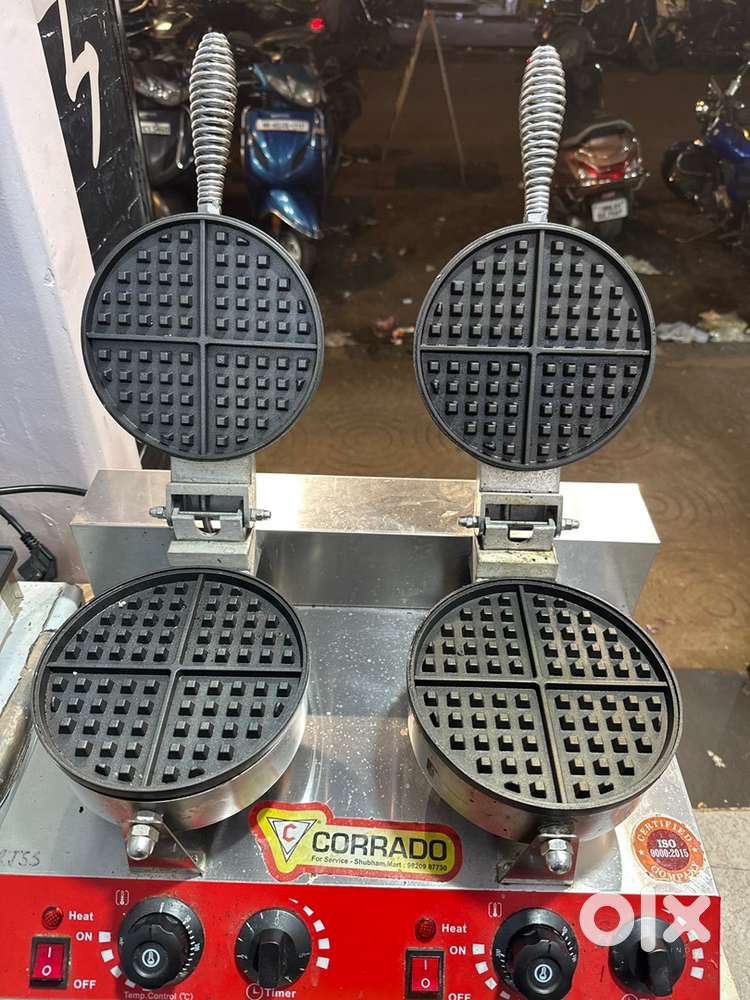 Double Waffle and 25 pcs pancake machine