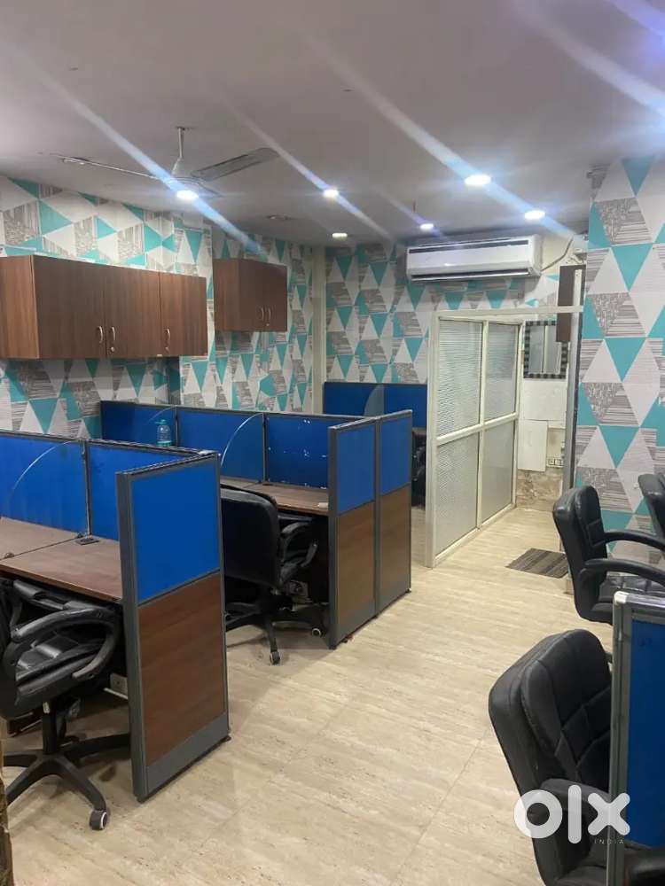Spacious fully furnished office space for rent in laxmi nagar