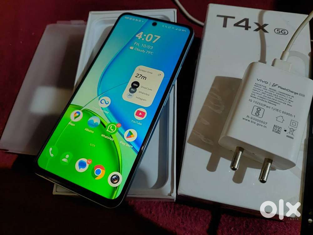 Brand New Vivo T4x 5G  With Charger + Case + Screen Guard