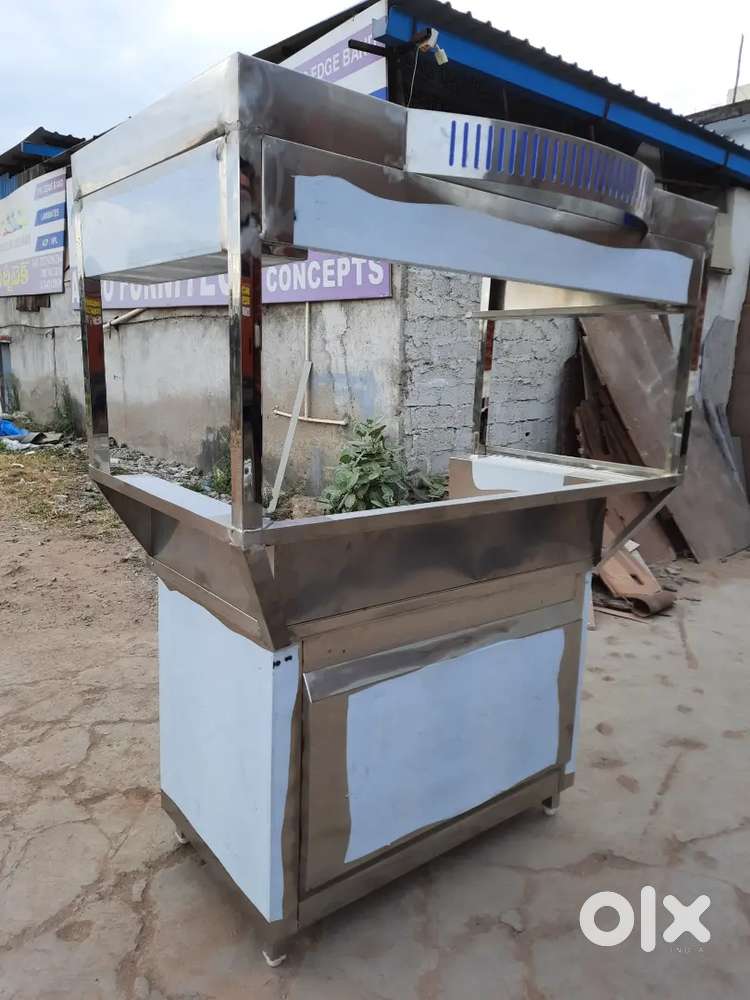stainless steel tea stall Or counter (Brand-New) condition For Sale